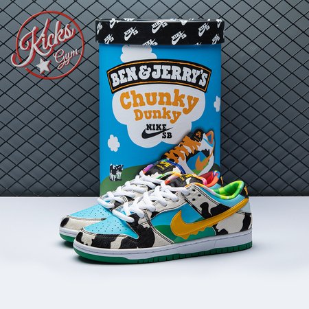 Ben & Jerry's x Dunk Low SB 'Chunky Dunky' Special Ice Cream Box Size 36-47.5